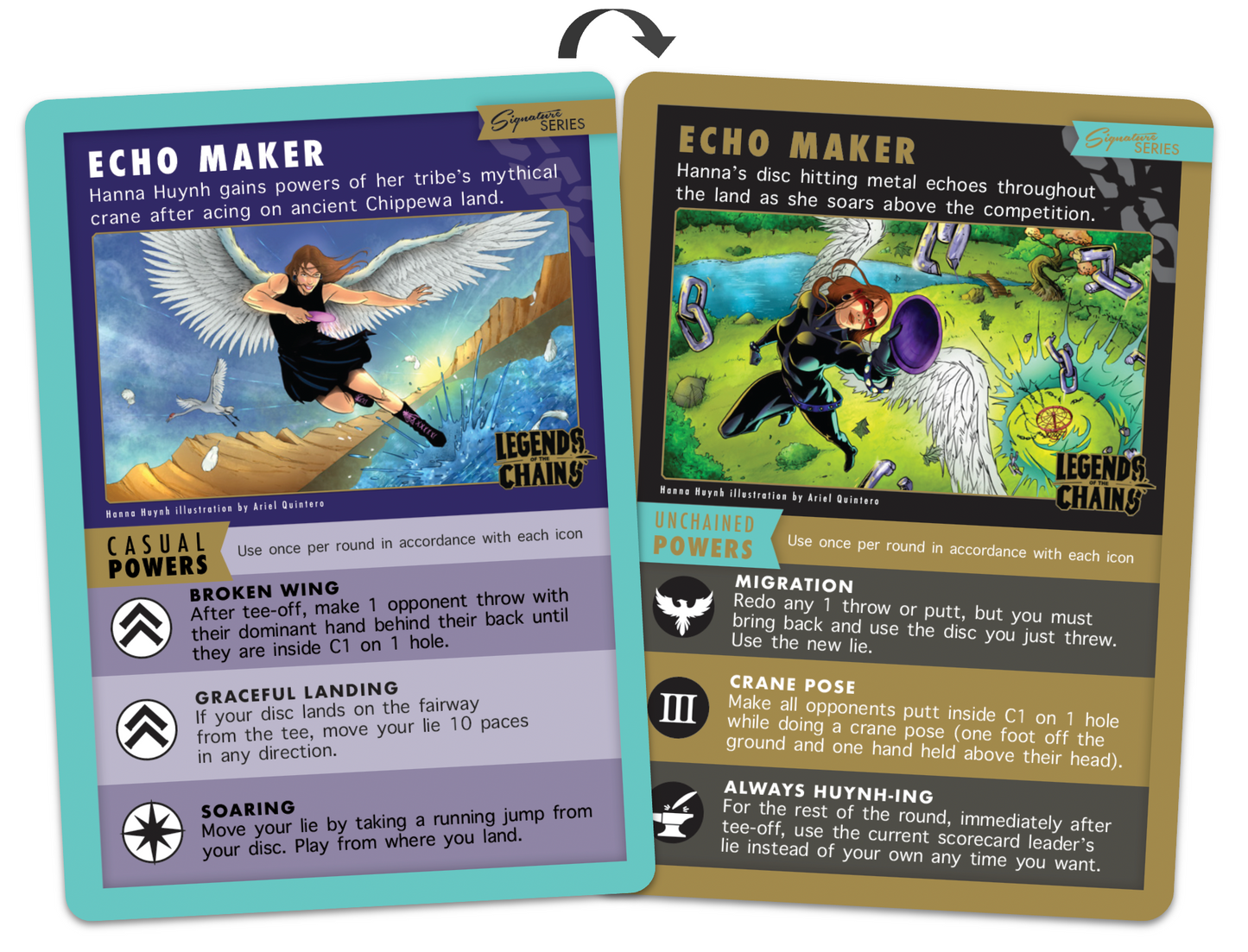 Hanna Huynh Echo Maker Legends of the Chains character card signature series