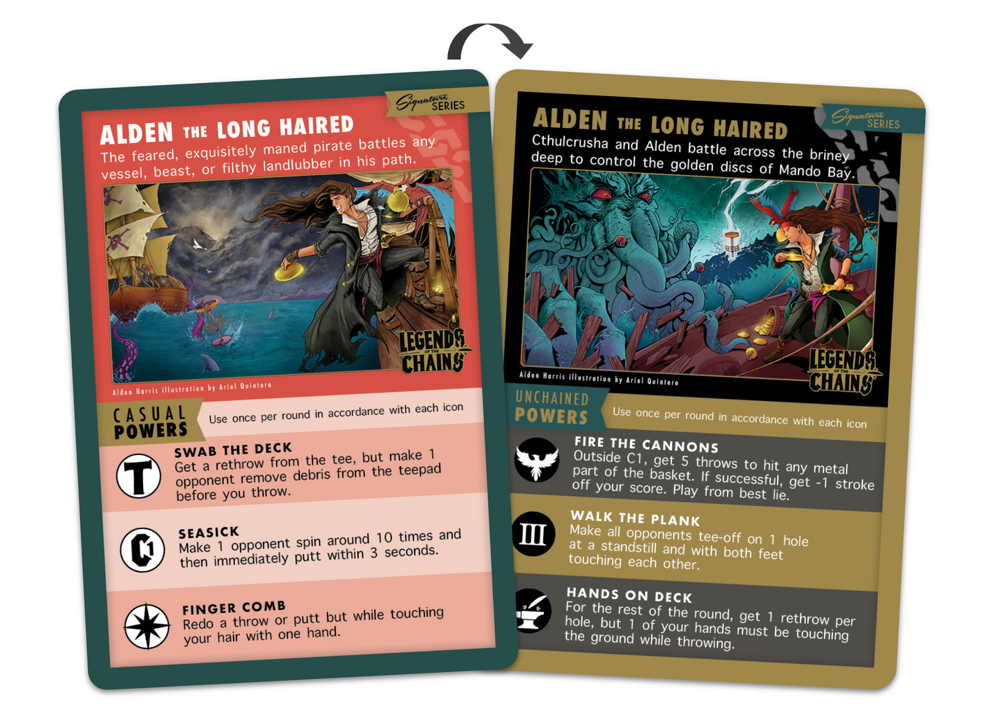 Alden the Long Haired: Alden Harris's Signature Series card