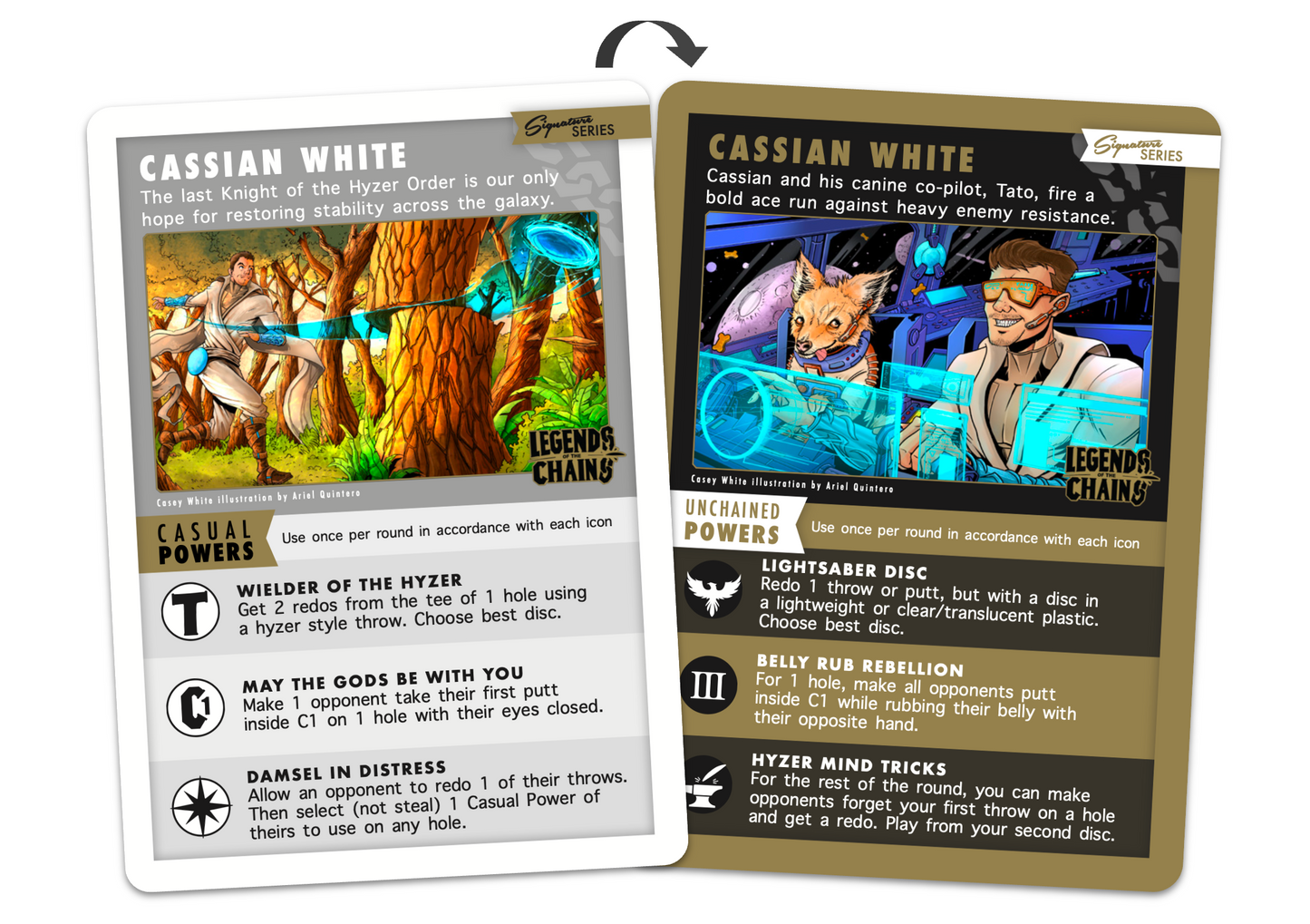 Cassian White: Casey White's Signature Series card
